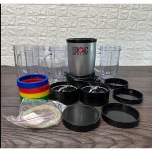 Magic Bullet Blender MBR-1701 17-Piece Express Mixing Set Cups Blades Accessory